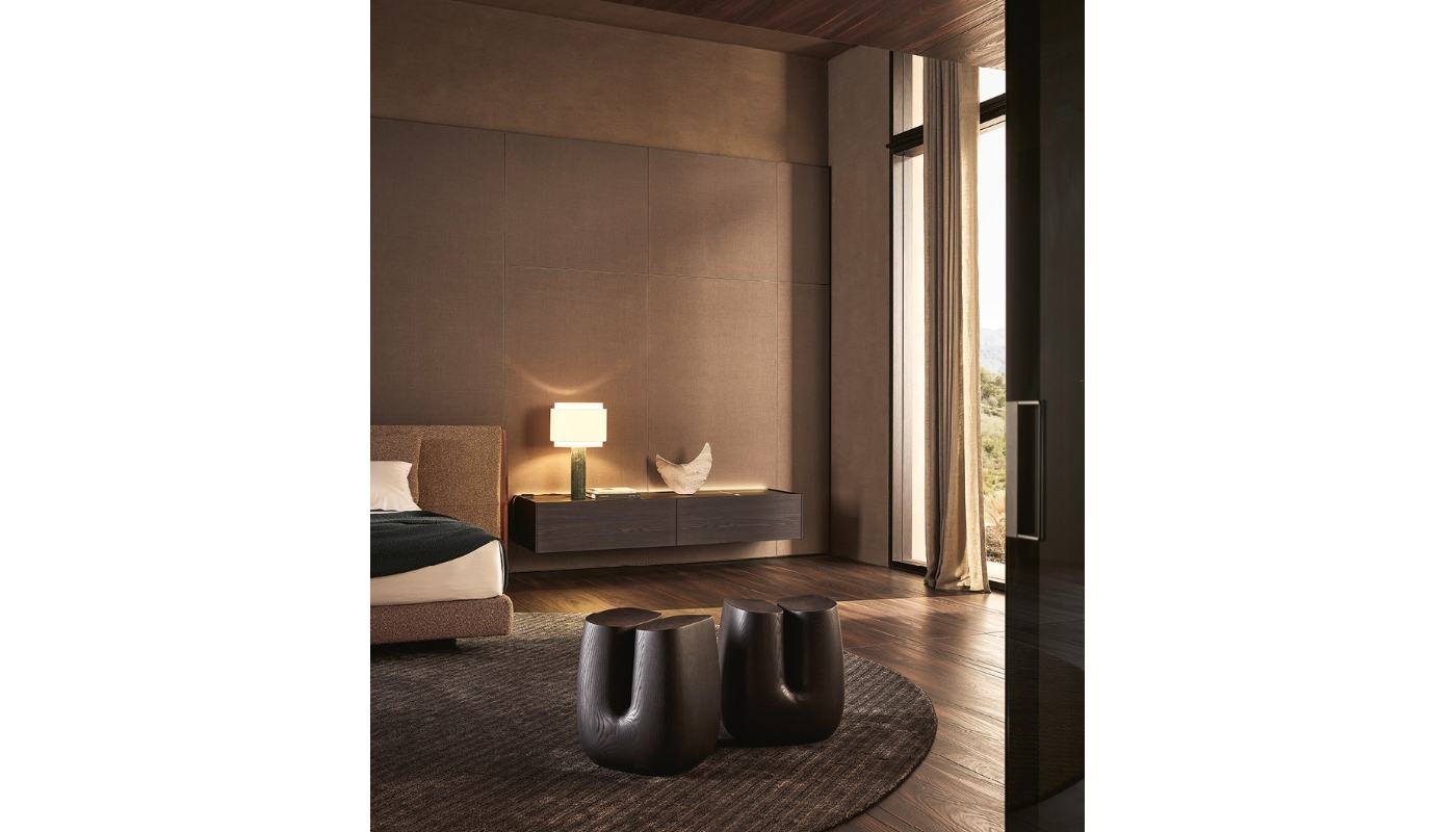 Modern Fabric Bed Queen King Size with upholstered headboard