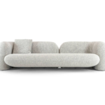 Modern Curved Sofa with Dynamic Silhouette for Contemporary Living Room Spaces