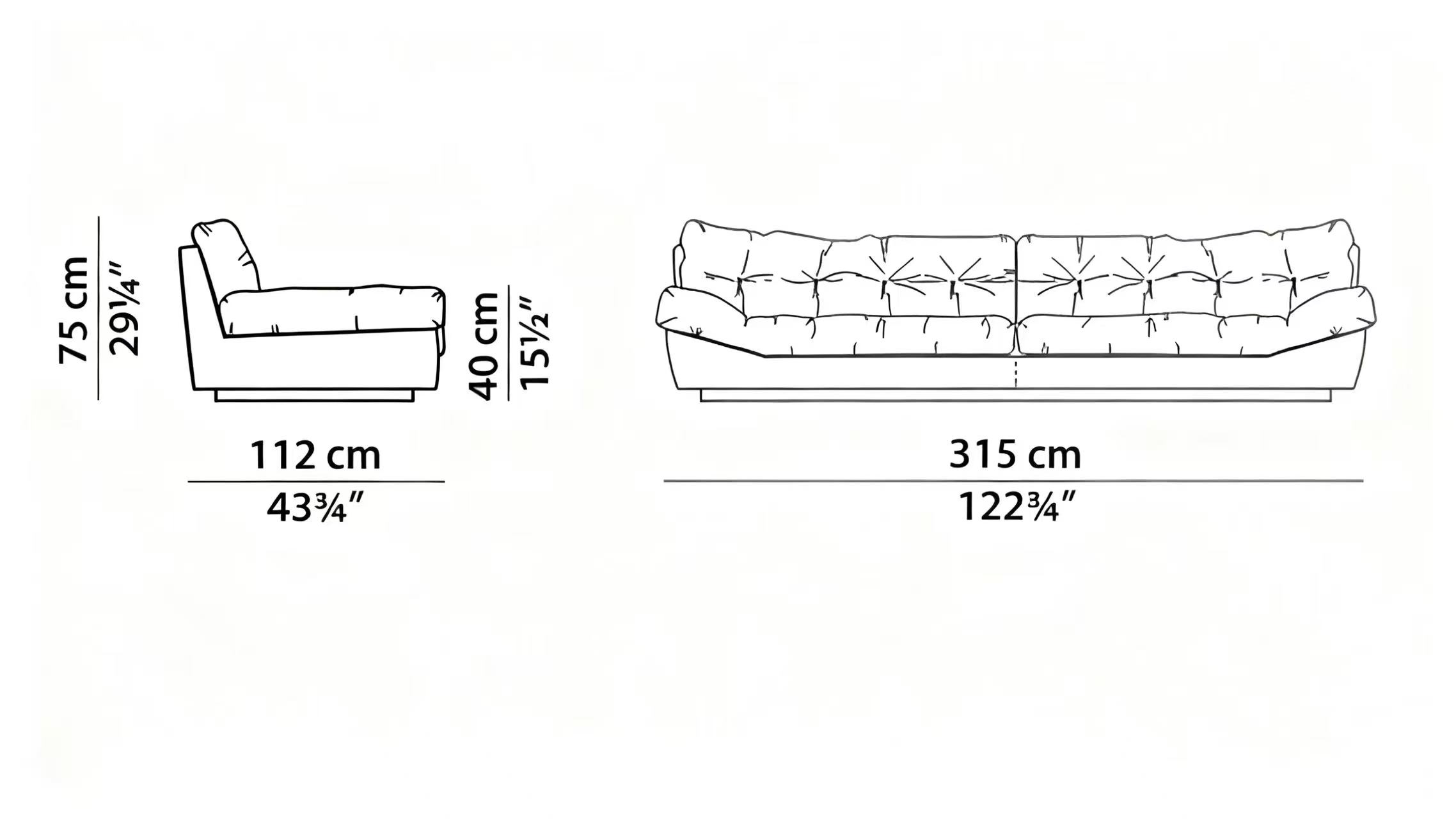 Oversized Cloud Quilted Leather Sofa Italian Craftsmanship Comfort Seating