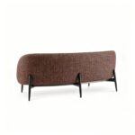 Modern Sofa with Removable Upholstery Solid Wood Legs and Swivel Base