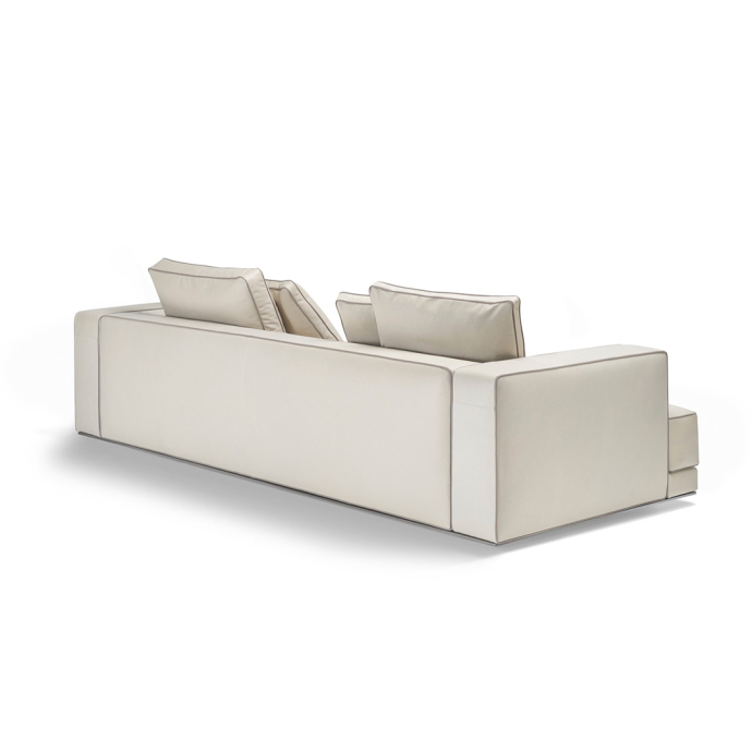 Modern Modular Sofa Curved Sections Recycled Cushions Timeless Style