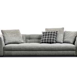 Classically Elegant Modular Sofa With Architectural Lines