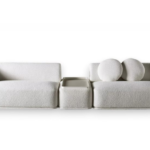 Modular Organic Sofa Fluid Lines Custom Configuration Luxury Craftsmanship