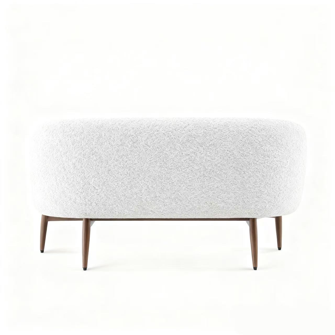 Modern Sofa with Removable Upholstery Solid Wood Legs and Swivel Base