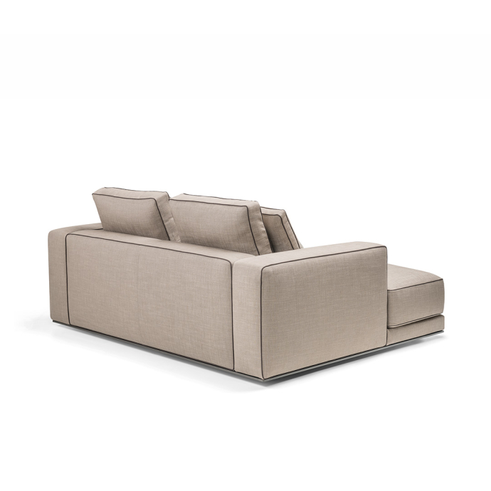 Modern Modular Sofa Curved Sections Recycled Cushions Timeless Style