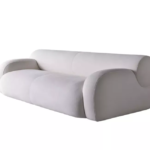 Circular Design Sofa Soft Continuous Lines Premium Upholstery Versatile Living