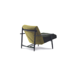 Contemporary Design Solid Wood Olive Green Armchair