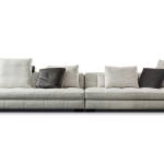 Classically Elegant Modular Sofa With Architectural Lines