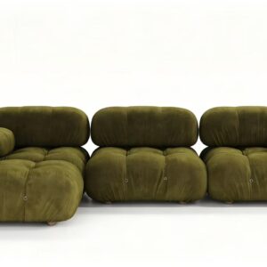4 Seater Sustainable Iconic Design Modular Sofa with Biodegradable S-Wave Fabric