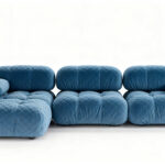 4 Seater Sustainable Iconic Design Modular Sofa with Biodegradable S-Wave Fabric