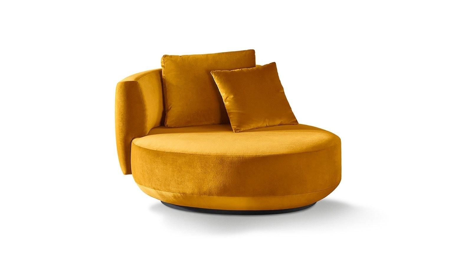 Emerald Velvet Swivel Accent Chair with Lumbar Pillow Modern Curved Design