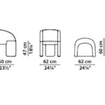 Curved Back Modern Upholstered Accent Chair in Beige Suede Fabric