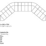 Premium Modular Sofa Durable Construction Custom Upholstery Side Tables