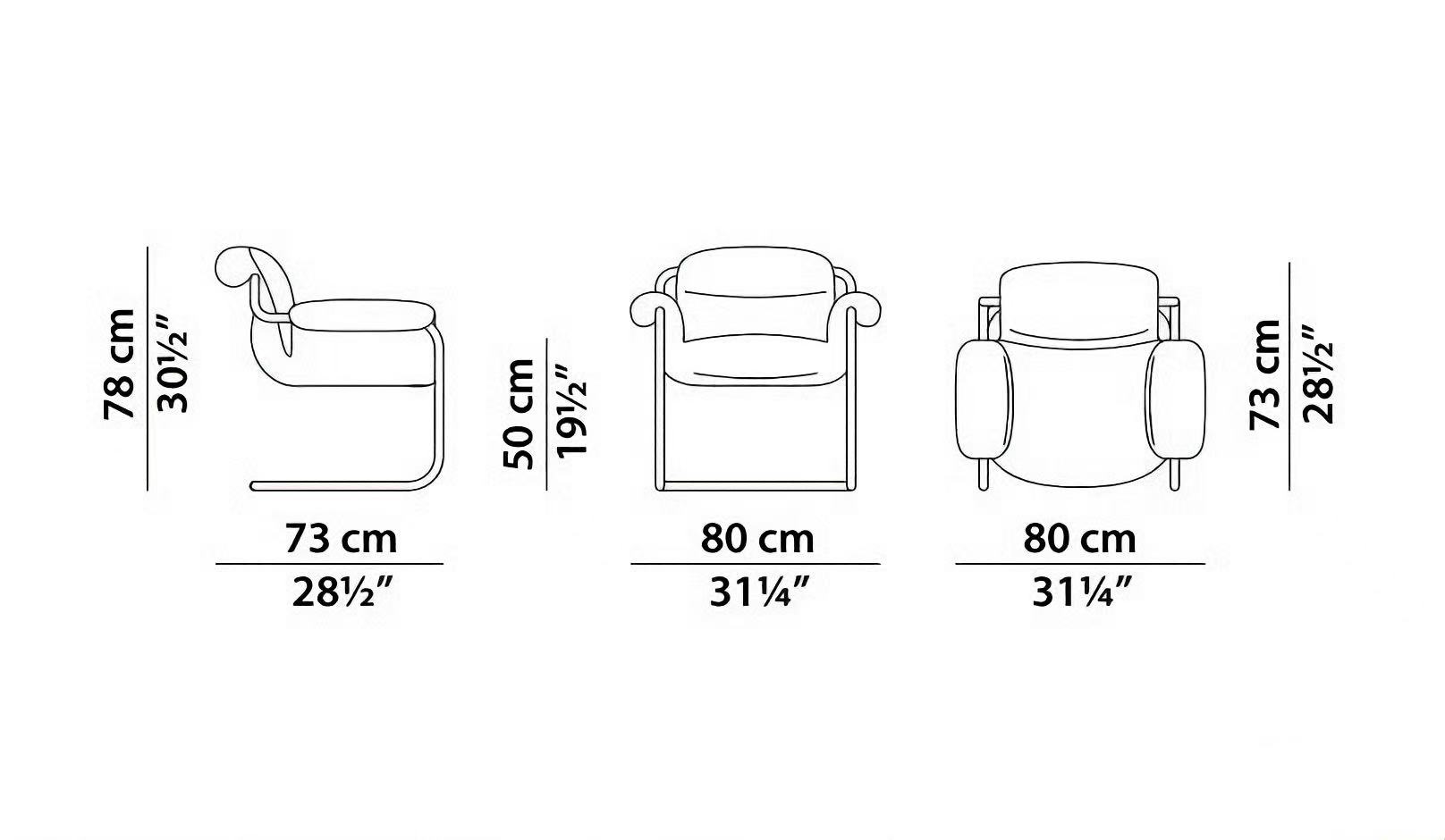 Light Gray Leather Accent Chair with Curved Chrome Metal Frame