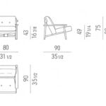 Contemporary Design Solid Wood Olive Green Armchair
