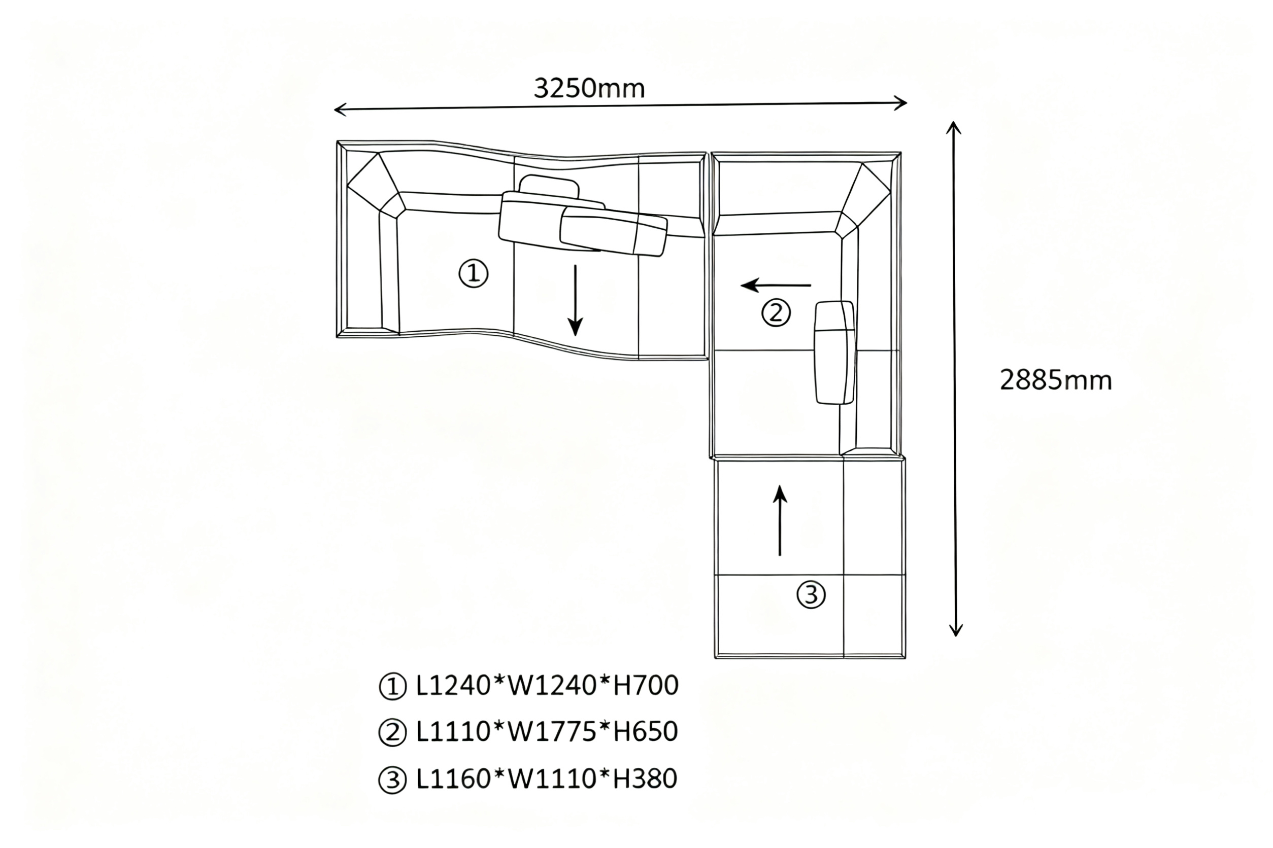 Sculptural Modular Sofa Customizable For Comfort With Premium Materials
