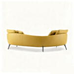 Premium Comfort Sofa with Removable Covers and Elegant Metallic Legs