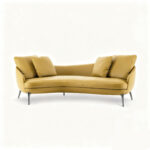 Premium Comfort Sofa with Removable Covers and Elegant Metallic Legs