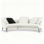 Premium Comfort Sofa with Removable Covers and Elegant Metallic Legs