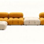 5 Seater Sustainable Iconic Design Modular Sofa with Biodegradable S-Wave Fabric