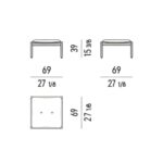 Sculpted Walnut Frame and Plush Channeled Cushioning Armchair with Footrest