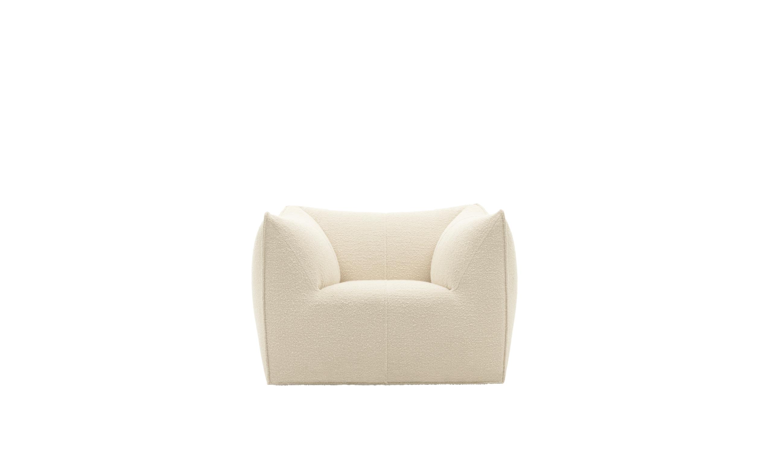 Italian Modern Boucle Upholstered Iconic Comfort Chair