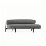 Solid Wood Frame Sofa with Removable Upholstery and Plush Comfort Seating