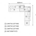 Luxury Modular Sofa with Dual Cushion Systems & Bronze Aluminum Base