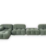 5 Seater Sustainable Iconic Design Modular Sofa with Biodegradable S-Wave Fabric