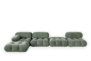 5 Seater Sustainable Iconic Design Modular Sofa with Biodegradable S-Wave Fabric