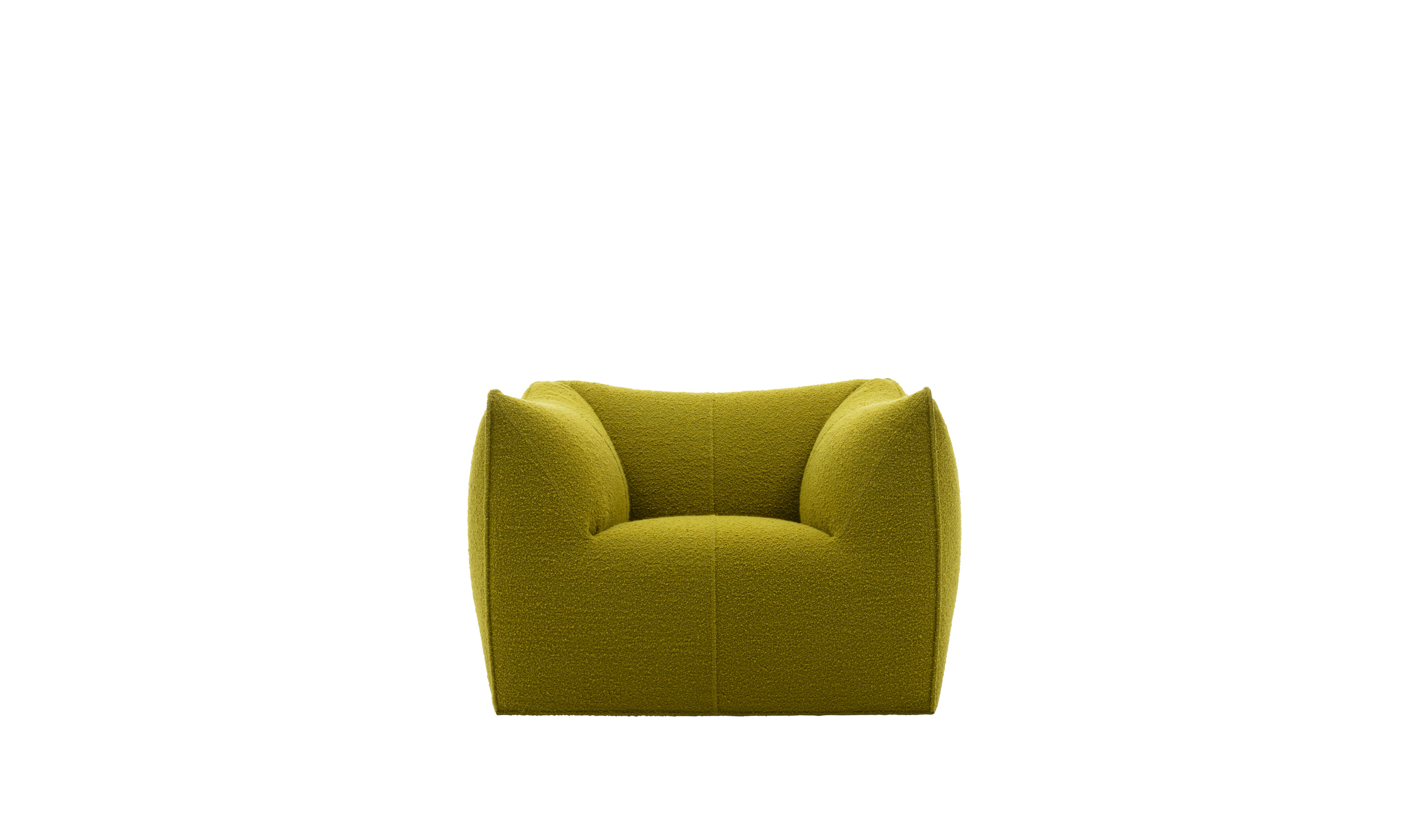 Italian Modern Boucle Upholstered Iconic Comfort Chair