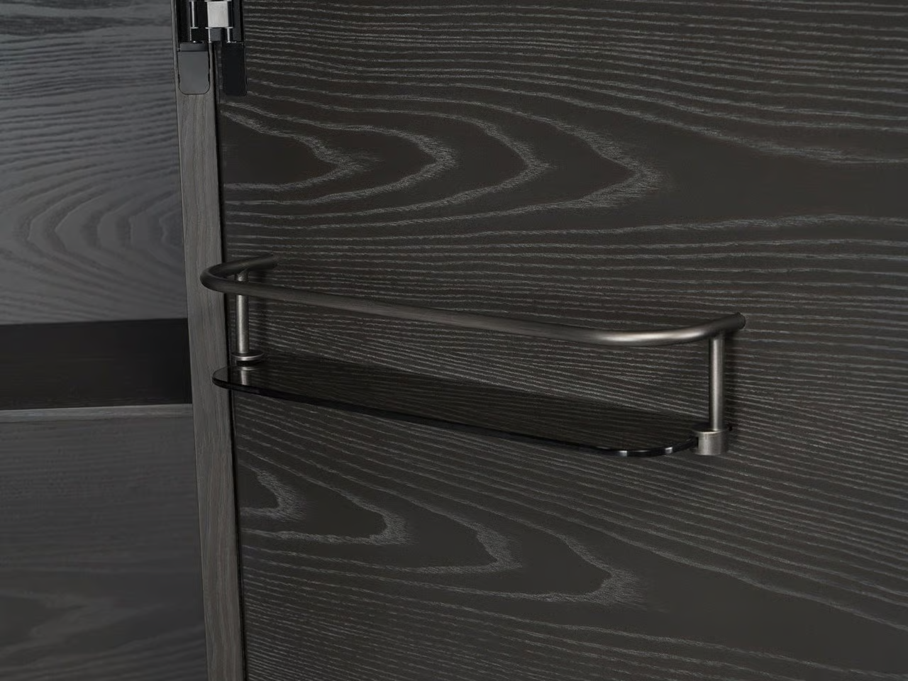 Dark Textured Accent Table Marble Base Modern Geometric Design