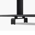 Two Tone Multi Tier Wooden Open Display Shelf with Contrast Panels