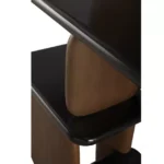 Organic Curved Wooden Wall Mounted Multi Tier Display Shelf