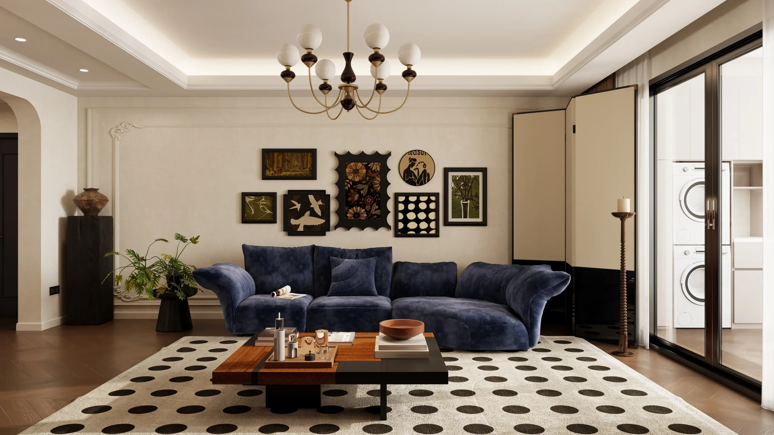 Retro Residence Interior Design