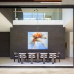 Taupe Upholstered Black Wooden Frame Modern Accent Armchair