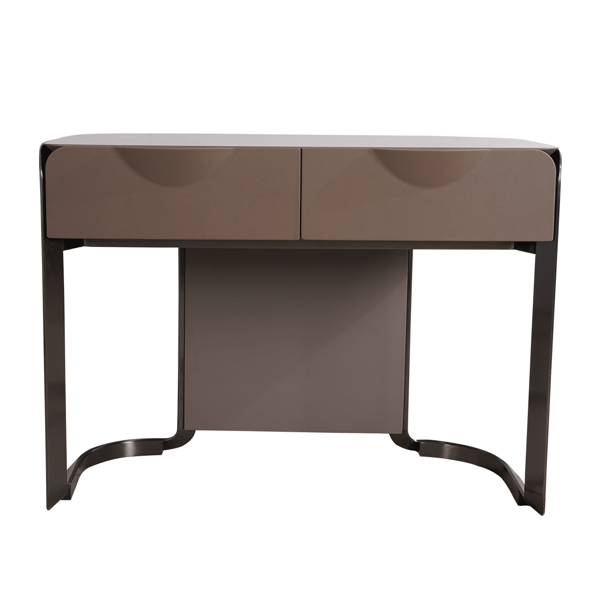 Makeup Table Dresser Bedroom Modern Minimalist Dresser Glass Top with Metal Support Feet with Drawers
