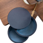 Multi Tier Gold Frame Vanity with Dual Mirrors and Marble Shelves