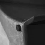 59.05” Modern Round Sintered Stone Table Top Black Wood Pedestal