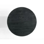 59″ Modern Solid Wood Pedestal Round Dining Table