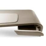 Ambassador Beige Wood And Leather Writing Desk