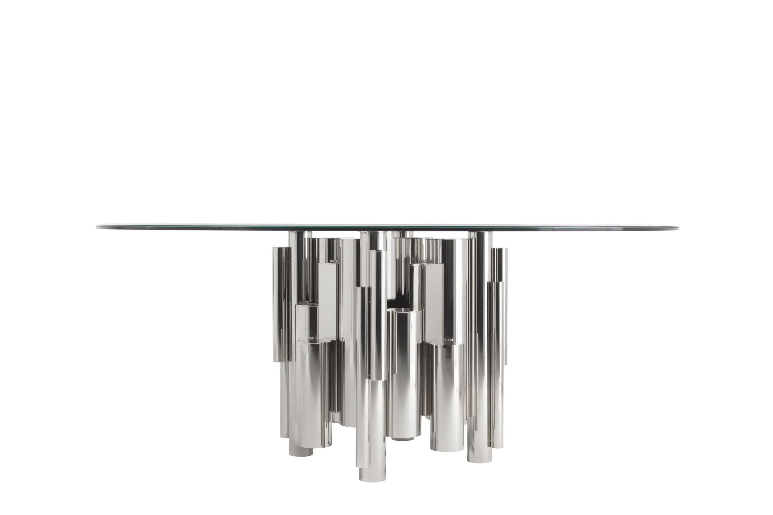 Black Marble Round Dining Table with Gold Metal Base