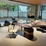 Italian-style solid wood desk boss office table modern furniture creative design