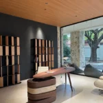 Italian-style solid wood desk boss office table modern furniture creative design