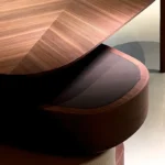 Italian-style solid wood desk boss office table modern furniture creative design