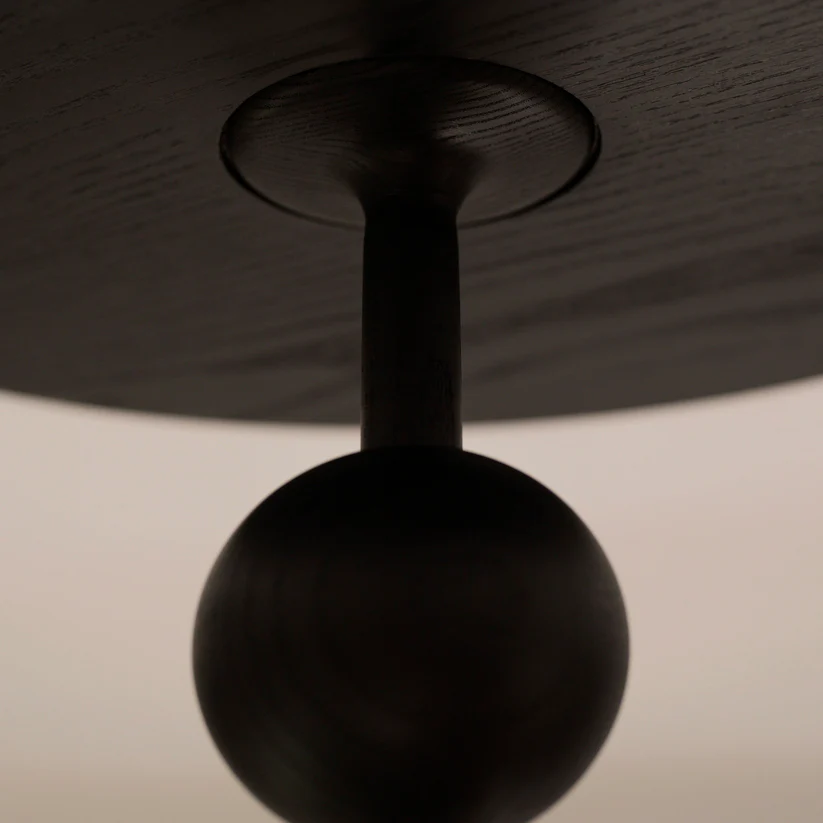 Metal Matte Modern Accent End Round Side Table