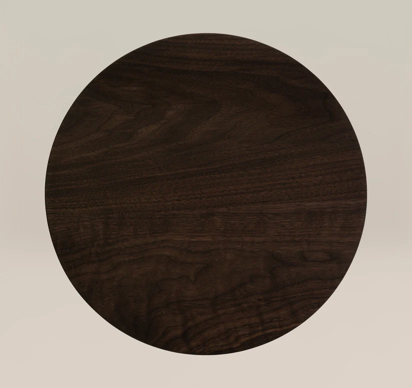 Metal Matte Modern Accent End Round Side Table