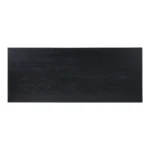 Modern Black Two Tier Office Desk with Metal Frame