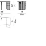 Modern Black Wood Office Desk with Modular Drawer Storage