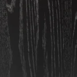 Modern Curved Top Solid Wood Office Table with Tapered Legs